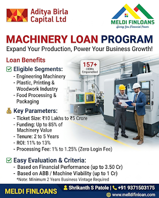 Aditya Birla Capital machinery loan creative
